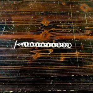 Silpada sterling silver double link leadership rep bracelet.